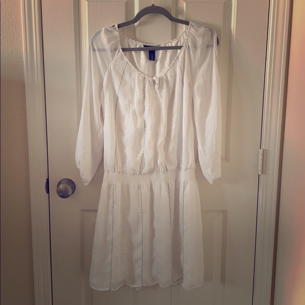 White House Black Market White Dress